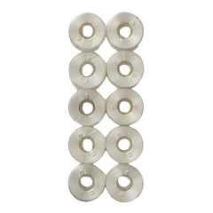 Coles | Pre-Wound Bobbins (Group 5, 6 & 7) | White 10 Pack