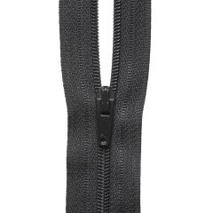 Hemline | Zips on a Roll: Black | per metre