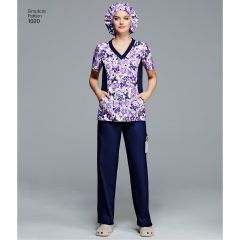 Simplicity Pattern | 1020 AA | Women's and Plus Size Scrubs