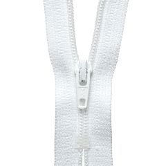 YKK | Dress Zip: 501 White | 46cm